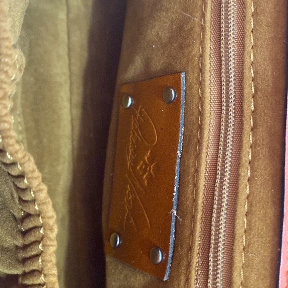 PATRICIA NASH ORANGE PETALLED HANDBAG/ CROSSBODY NEW WITH CERTS & DUSTBAG - Picture 4 of 13